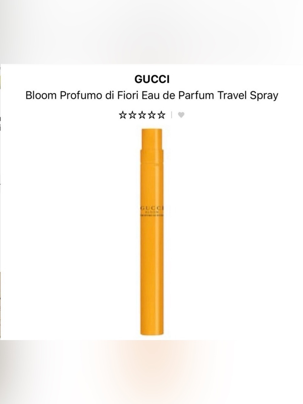 GUCCI Bloom Profumo di Fiori Eau de Parfum Travel Spray